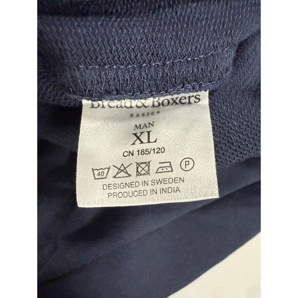 Daily Bread & Boxers Men's Solid Drawstring Lounge Short AP2 Dark Navy Large - Picture 12 of 13